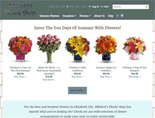 Tablet Screenshot of mildredsflorist.com